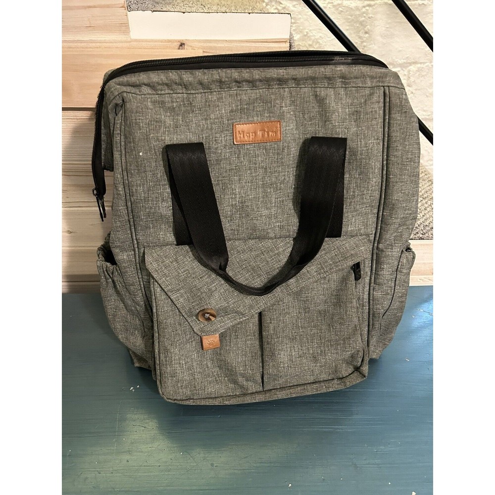 Hap Tim Diaper Bag Baby Backpack Multi-Function Dark Gray Color 15 Pockets